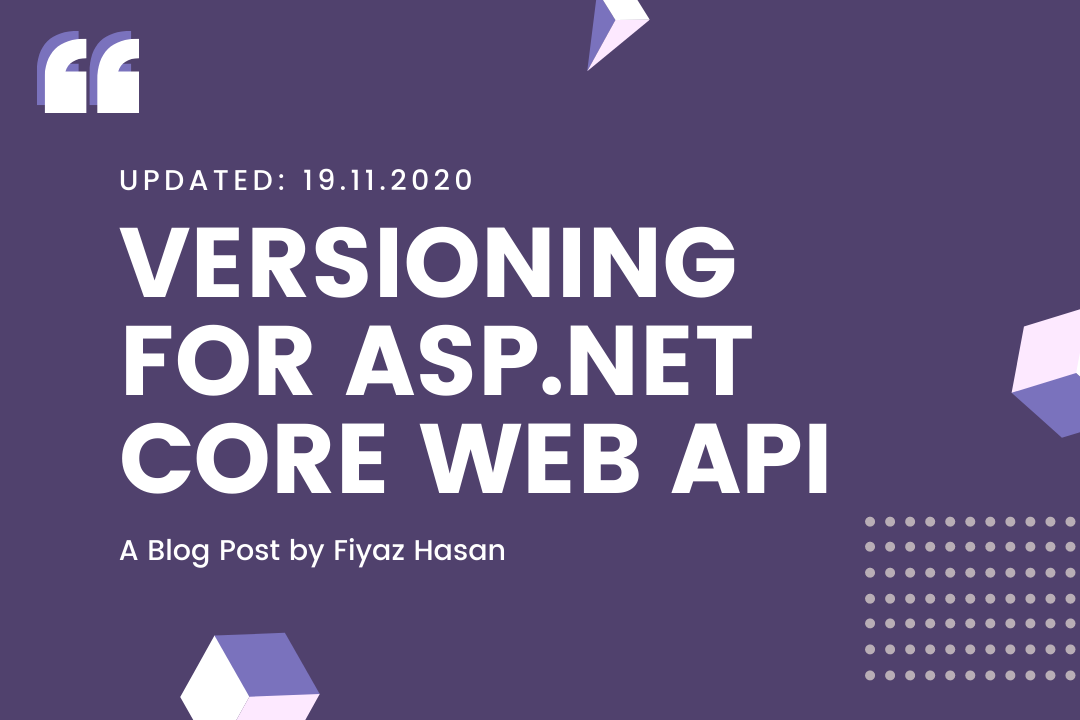 Versioning for ASP.NET Core Web API