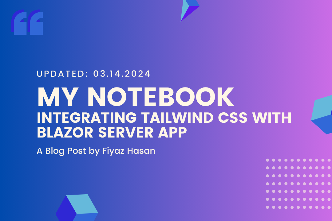 Integrating Tailwind CSS with Blazor Server App
